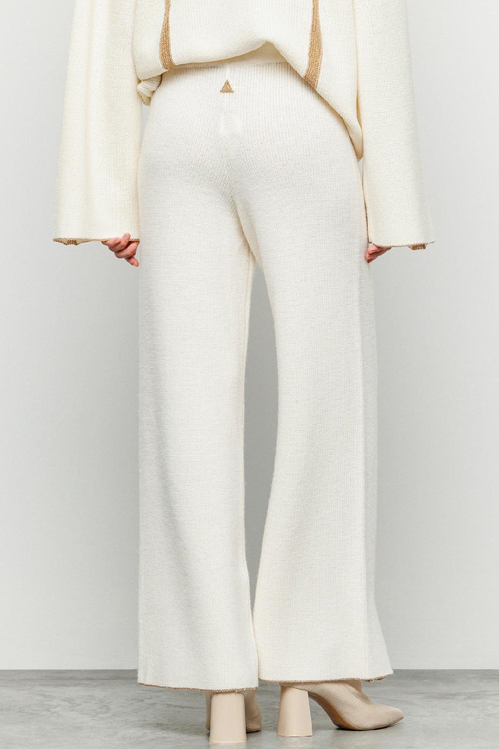 Akep PANTALONE AKEP A COSTE CON INTARSIO LUREX Spedizione Gratuita