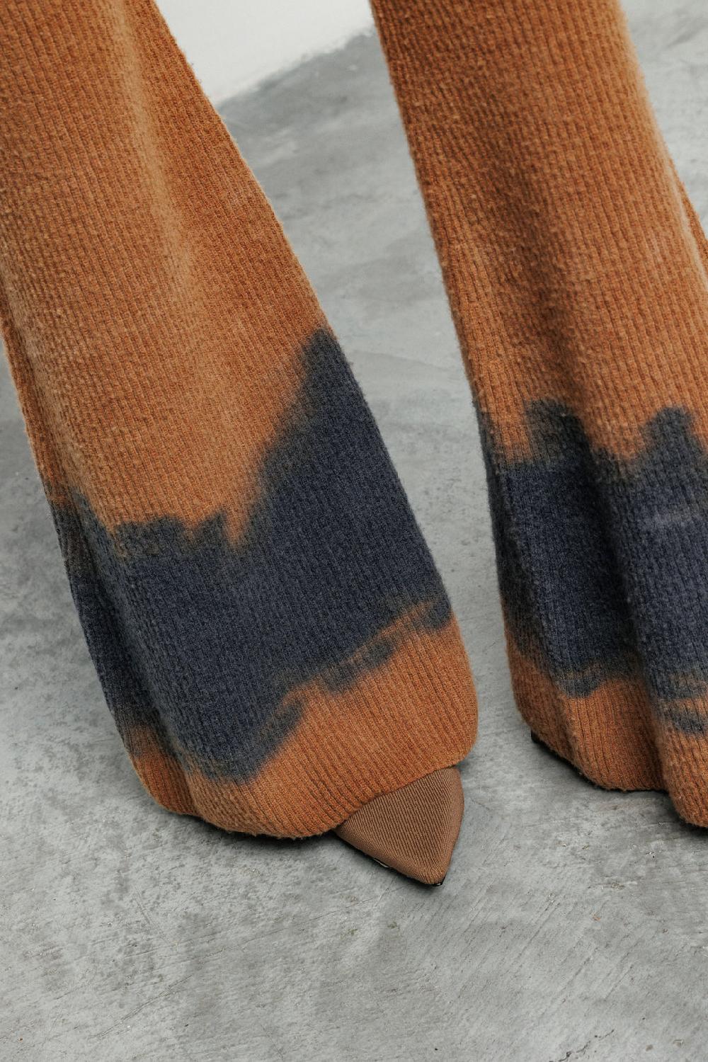 Akep PANTALONE AKEP A ZAMPA EFFETTO TIE&DIE Liquidazione