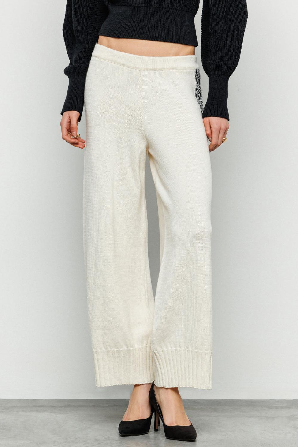 Akep PANTALONE AKEP CON BANDA JACQUARD LATERALE Qualità Garantita