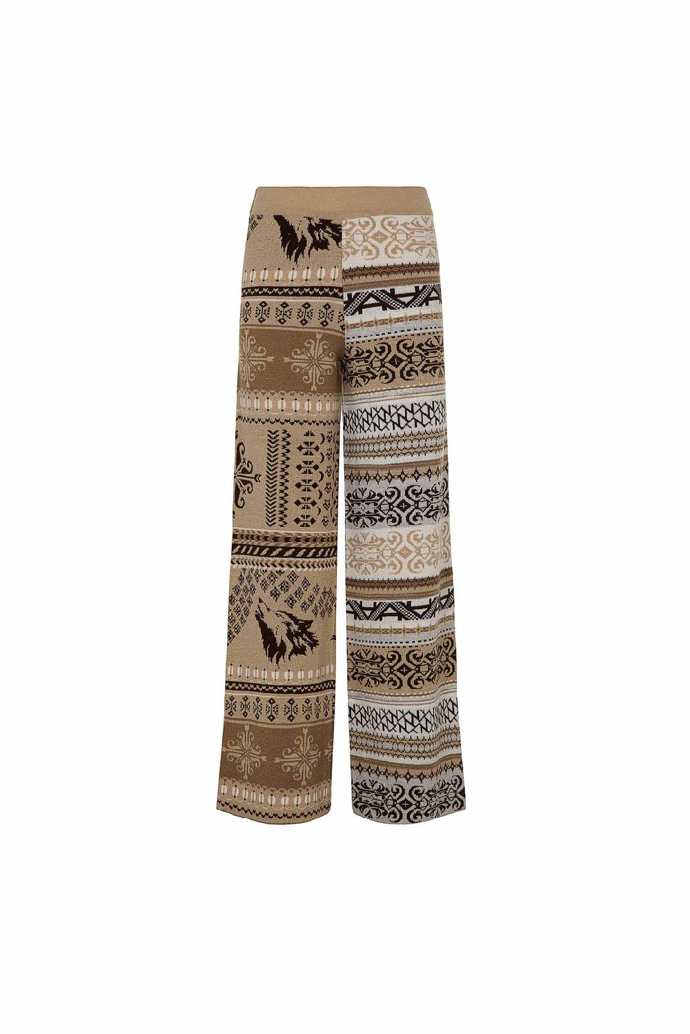Akep PANTALONE AKEP IN MAGLIA JACQUARD Fino Al -60%