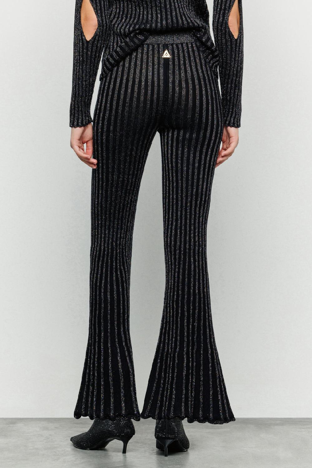 Akep PANTALONE FLARE AKEP IN VANISE' A COSTE Presa
