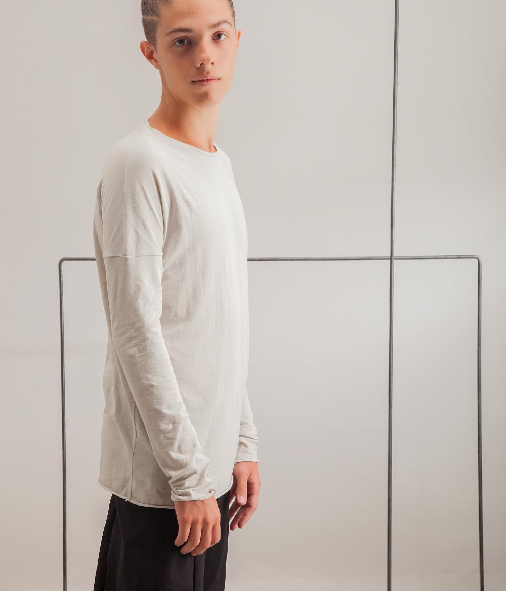 Album Di Famiglia art. 16S#U1808 LONG T-SHIRT CO/SETA Qualità