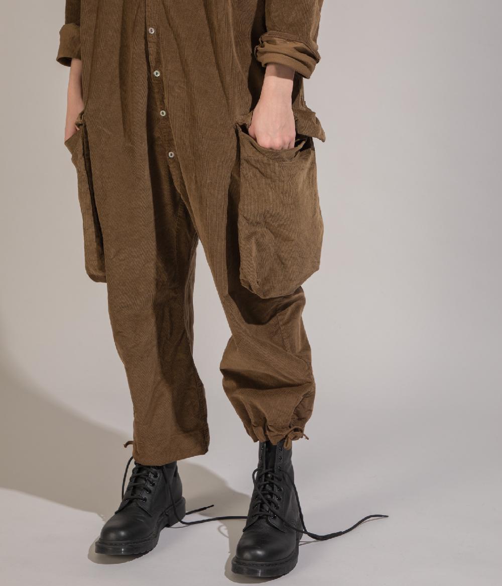 Album Di Famiglia art. 20W6084 CORDUROY CARGO JUMPSUIT Nuova