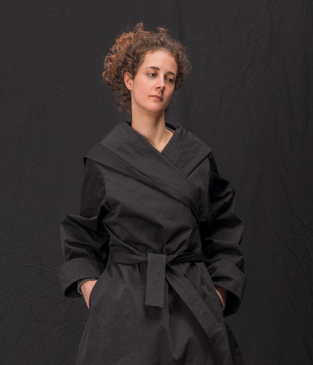 Album Di Famiglia art. 19W#4340 HOODED WINTER COAT JC (S – L) Vendita Calda