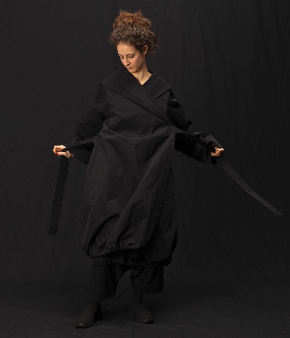 Album Di Famiglia art. 19W#4340 HOODED WINTER COAT JC (S – L) Vendita Calda