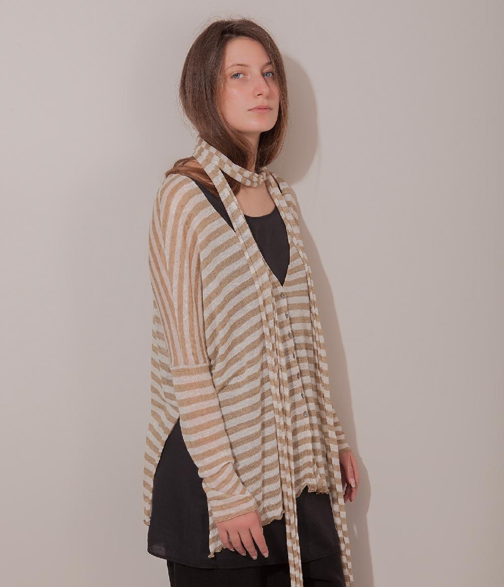 Album Di Famiglia art. 17S#41_80 STRIPED CARDIGAN LR In Linea