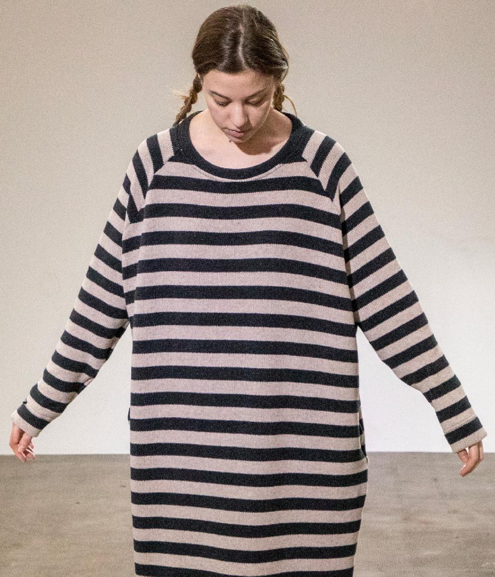 Album Di Famiglia art. 22W31_170 STRIPED DRESS ST Nuovo