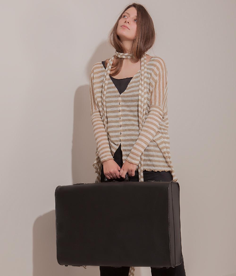 Album Di Famiglia art. 17S#94_11 STRIPED SCARF LR Pezzi Unici