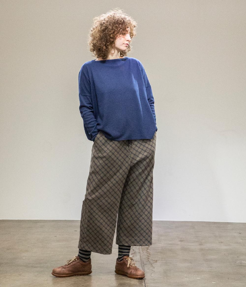 Album Di Famiglia art. 22W#23_241 W&S TROUSERS TARTAN WOOL Promozione Limitata