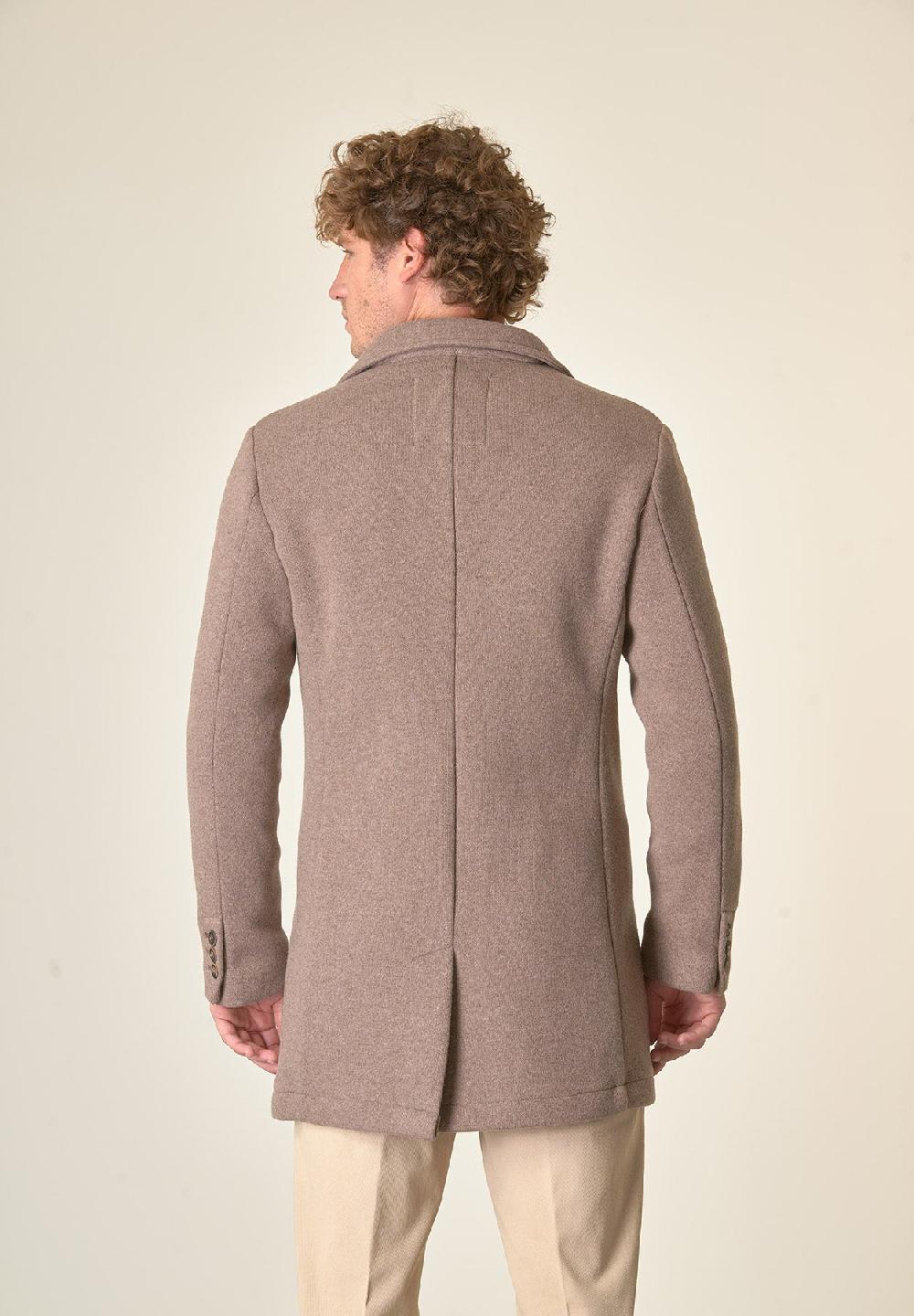 Angelico Cappotto nocciola sfoderato pettorina staccabile Acquista Ora