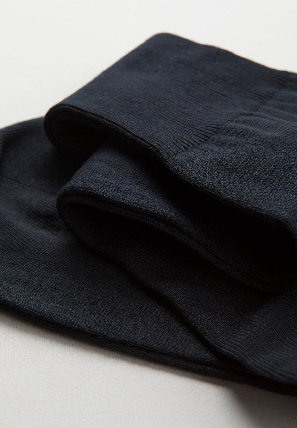 Angelico Calza blu unita cotone Fino Al -60%
