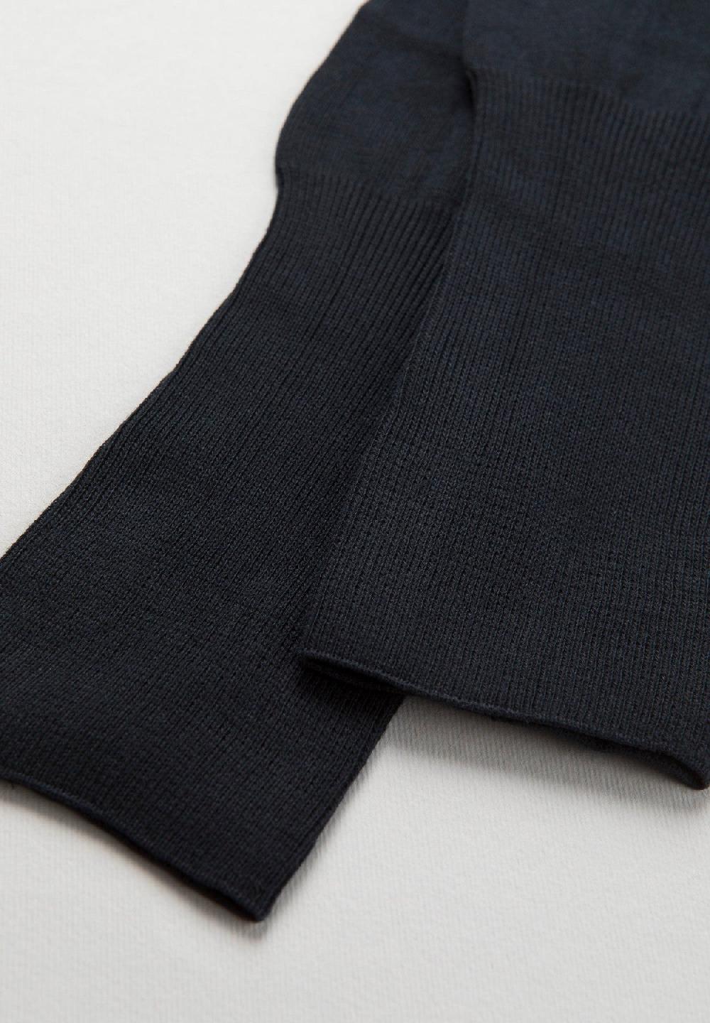 Angelico Calza blu unita cotone Fino Al -60%