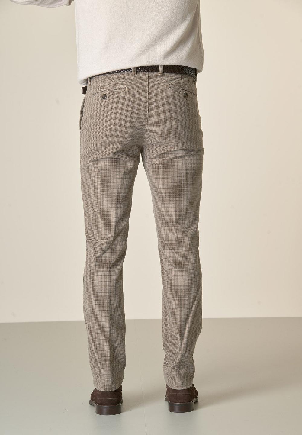 Angelico Pantalone fango fustagno Pied de Poule slim fit Consegna Veloce