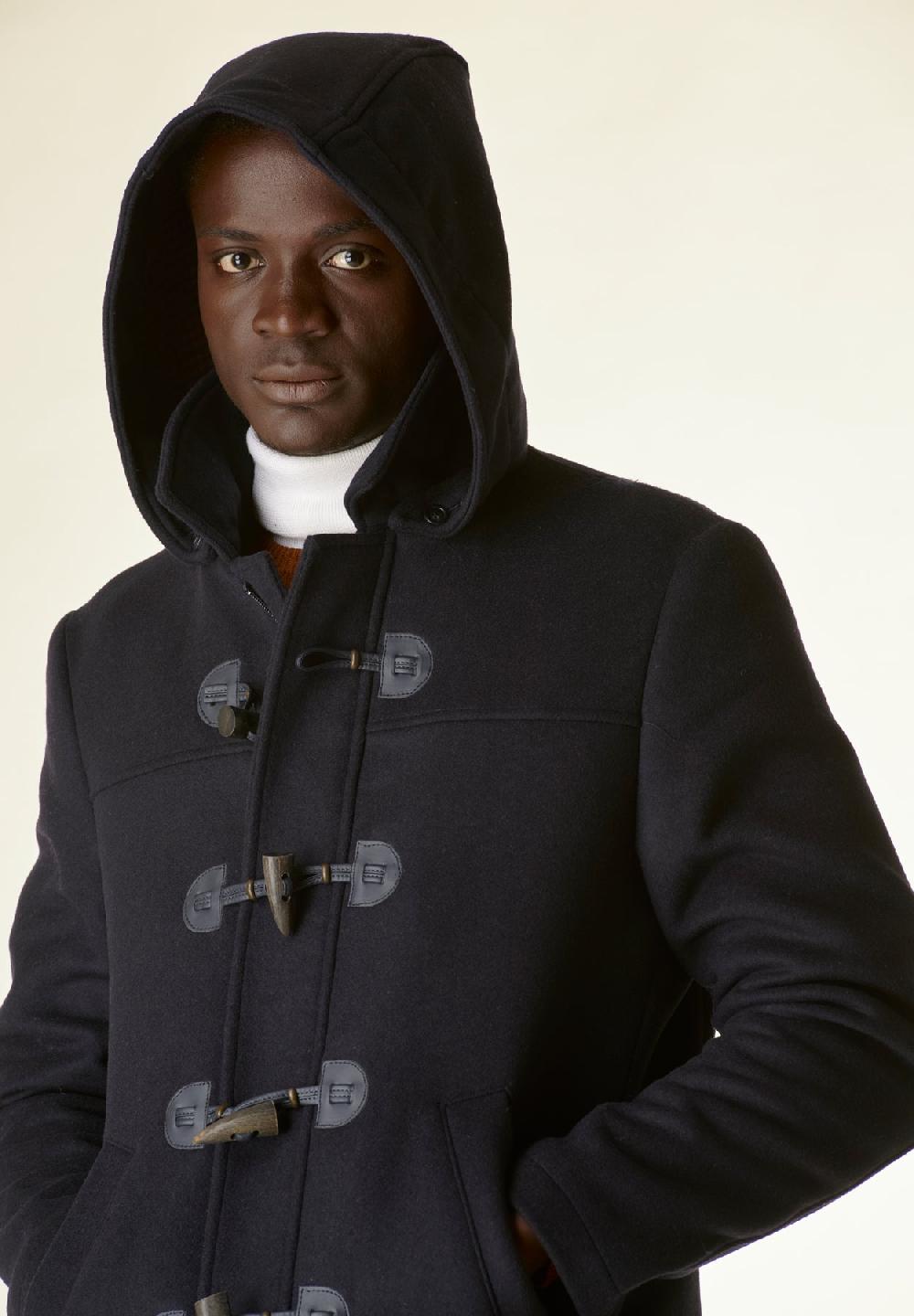 Angelico Montgomery blu misto lana Prezzo Ridotto