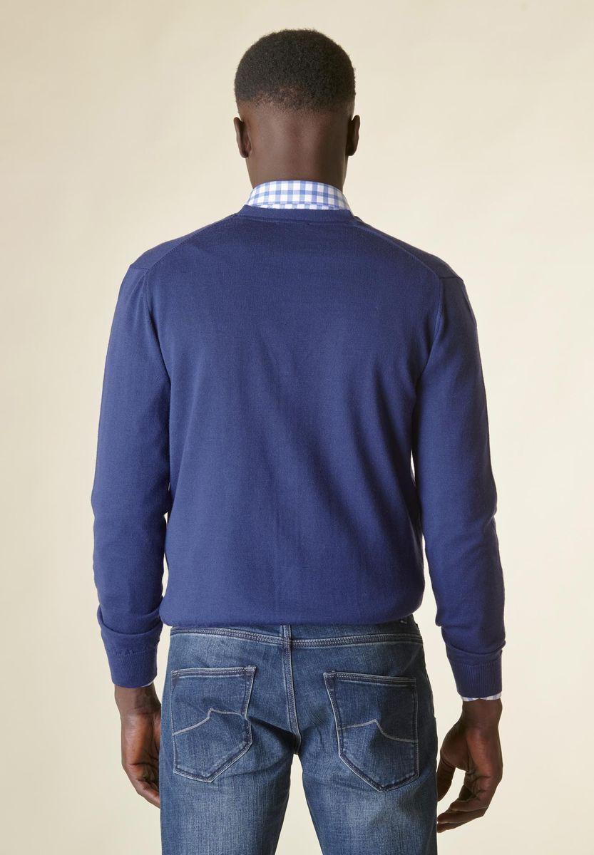 Angelico Cardigan avio bottoni merino Lana Gatto Economico