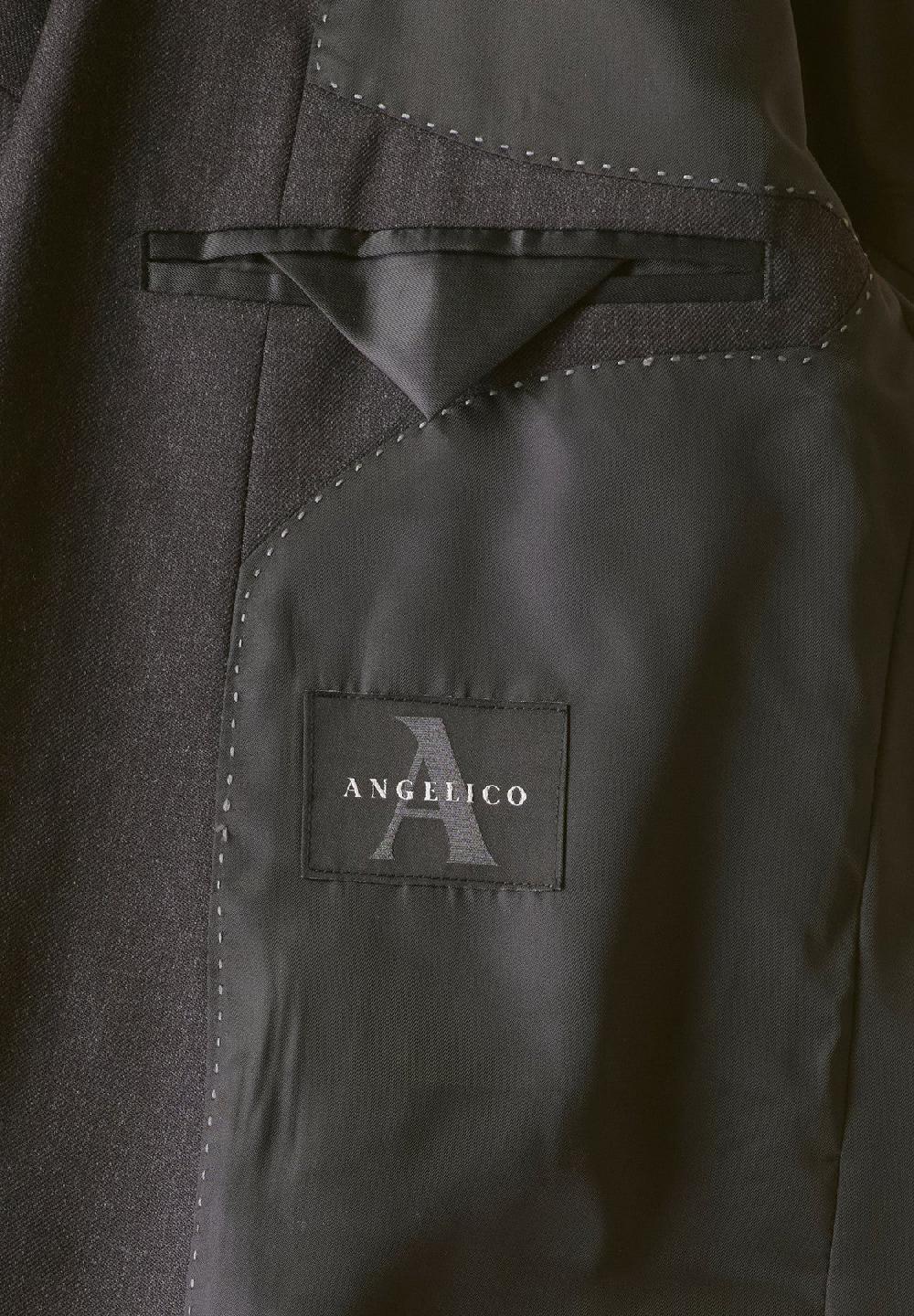 Angelico Abito antracite saglia di lana custom fit Vendita