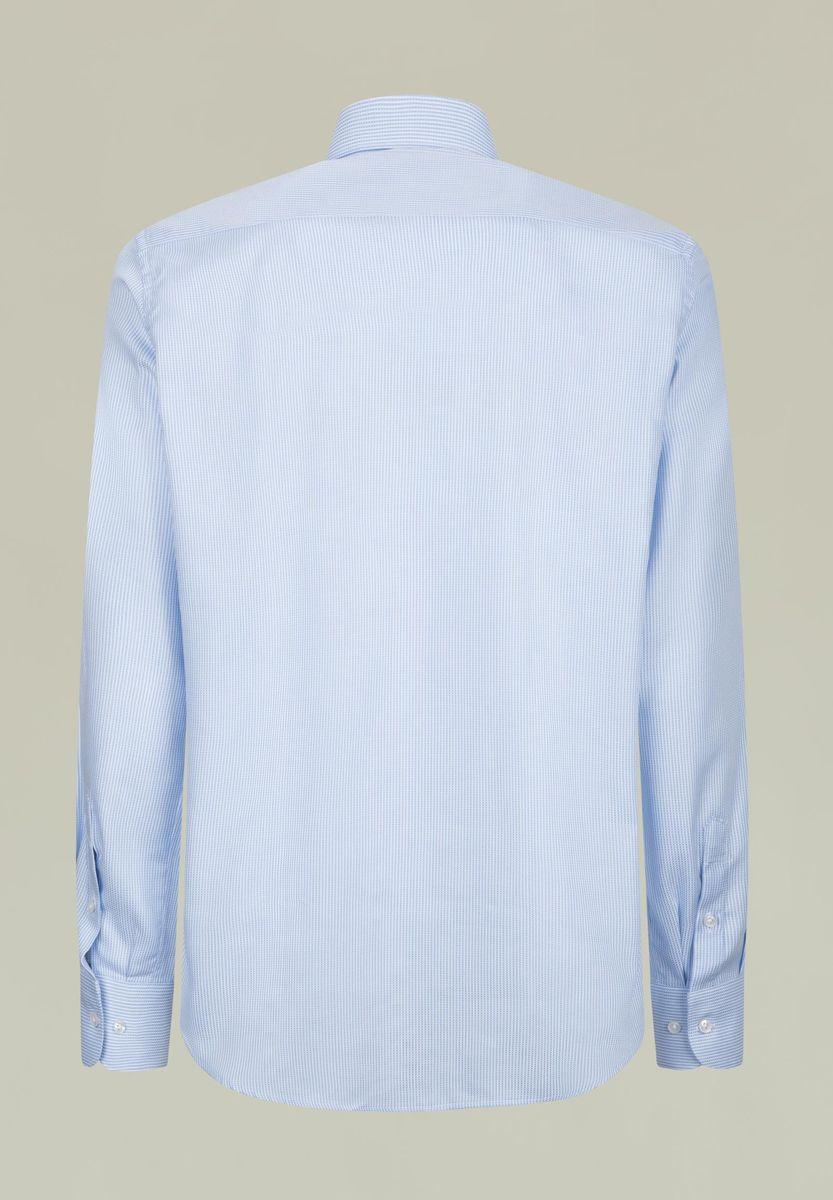 Angelico Camicia azzurra armatura quadretto francese regular fit Spedizione Gratuita