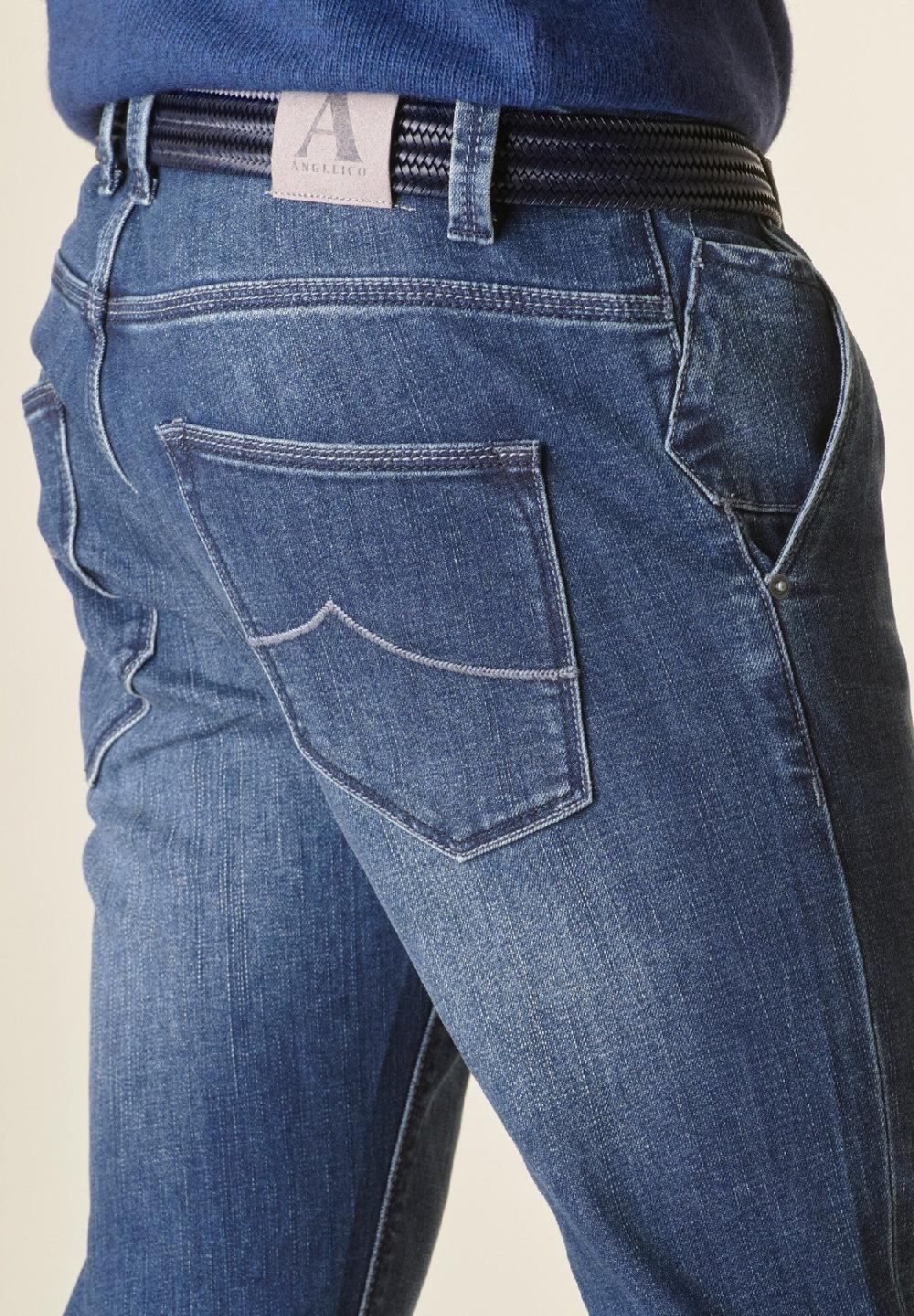 Angelico Jeans Custom tasche America Delave Convenienza