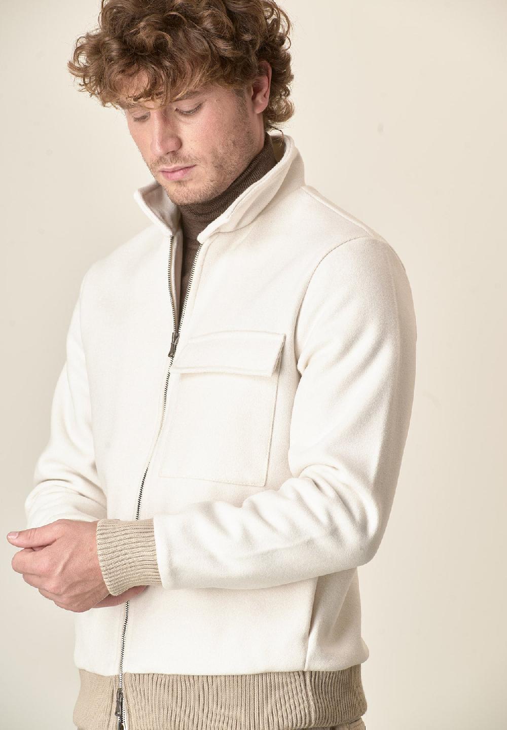 Angelico Giubbotto bomber panna Italia