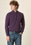 Angelico Lupetto zip blu navy misto lana Online