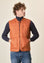 Angelico Gilet arancione trapuntato Shopping Online