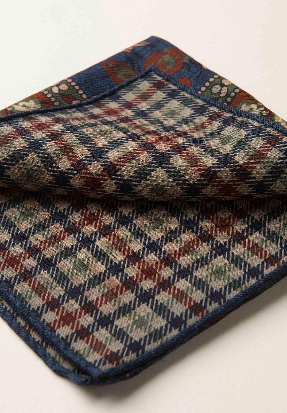 Angelico Pochette blu verde fronte retro lana I Più Venduti