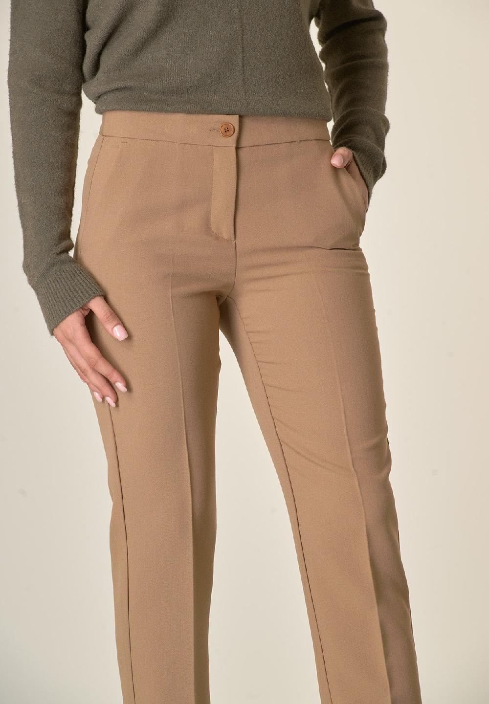 Angelico Pantalone cammello sigaretta Economico
