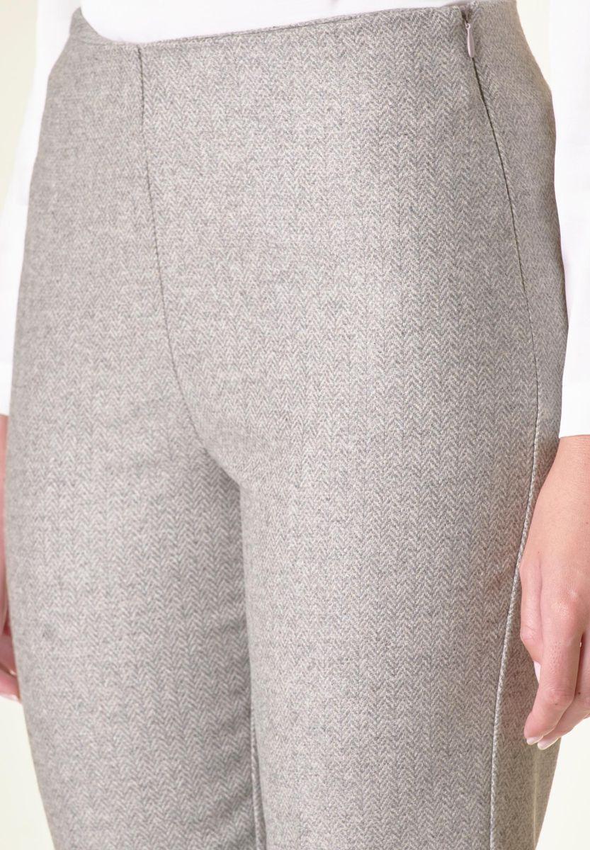 Angelico Pantalone grigio spigato sigaretta lana Moda