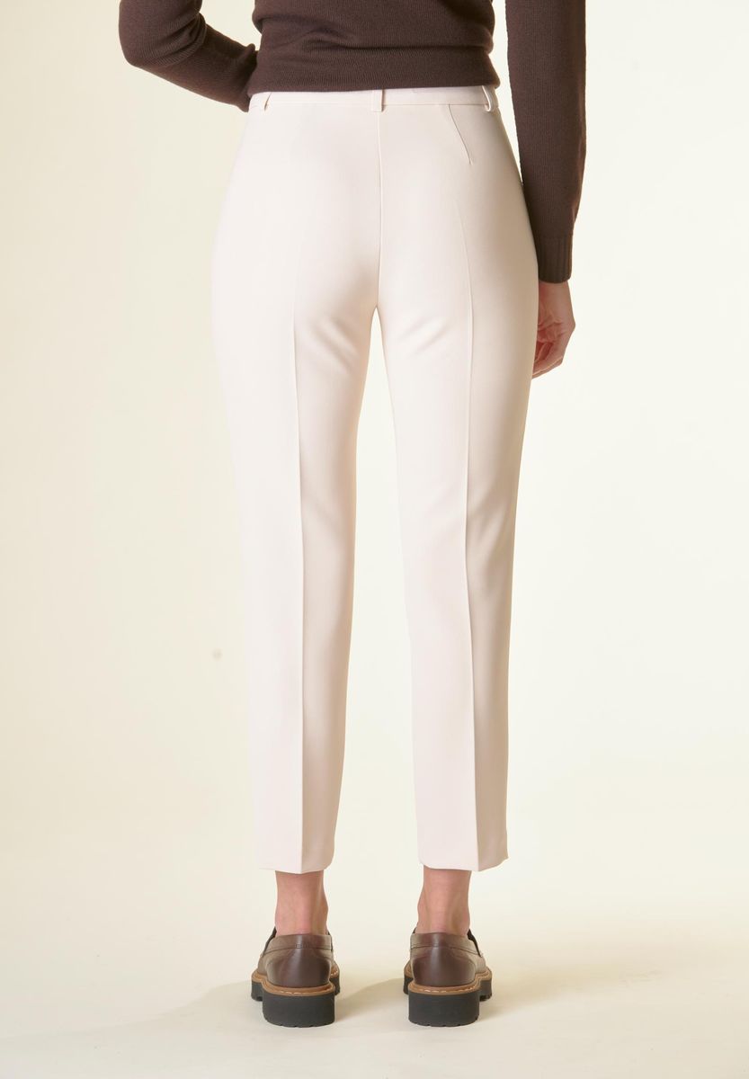 Angelico Pantalone panna crepe sigaretta Consegna Veloce