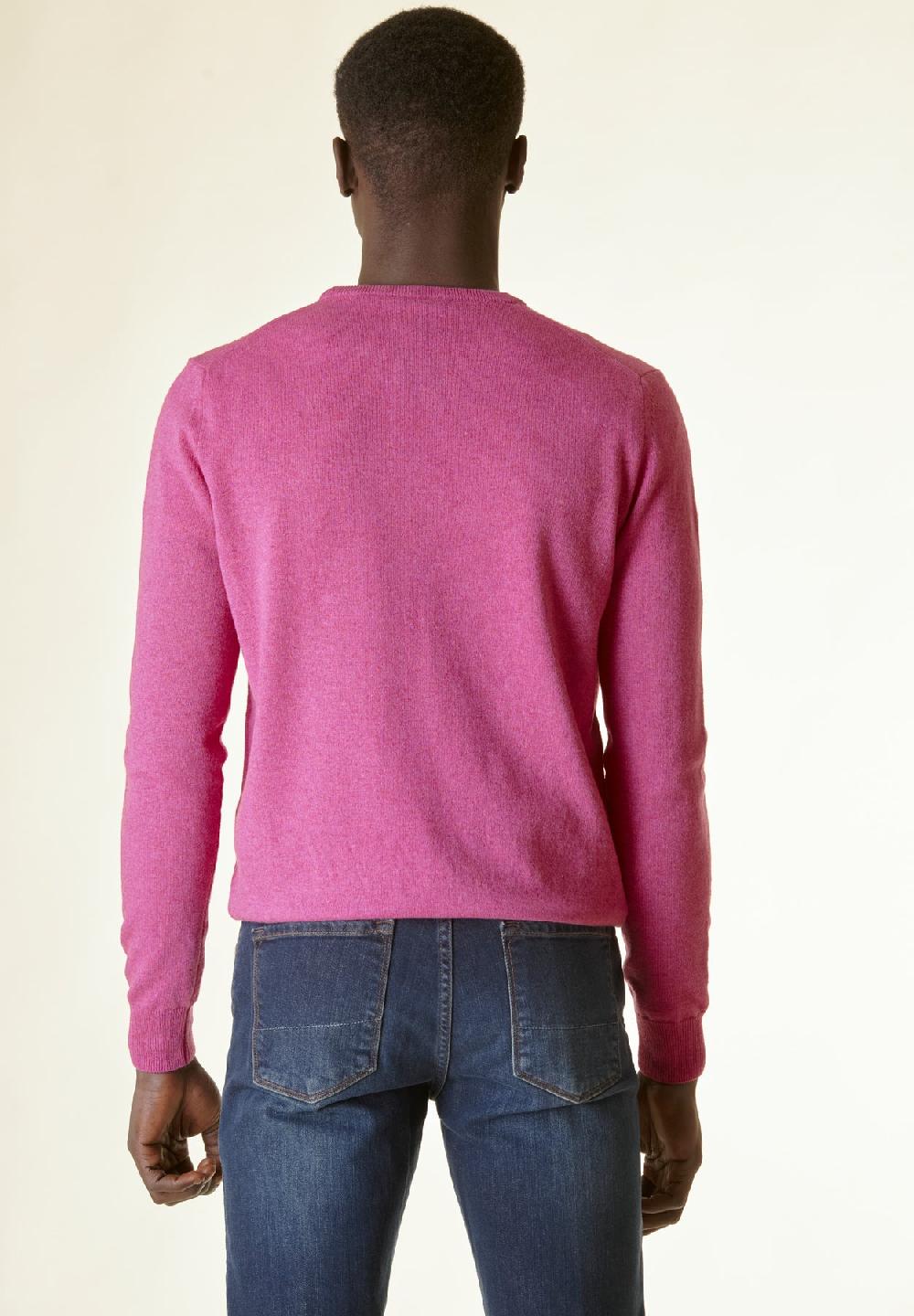 Angelico Girocollo rosa antico misto-cashmere Sottocosto