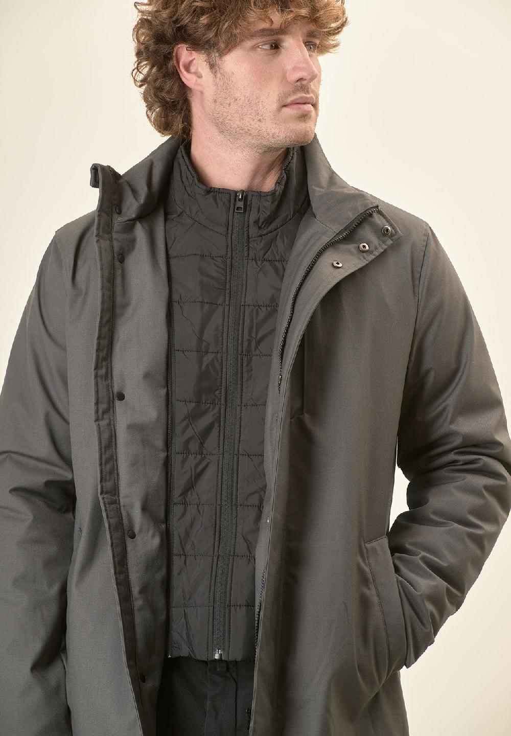 Angelico Giaccone city coat verdone pettorina removibile Convenienza