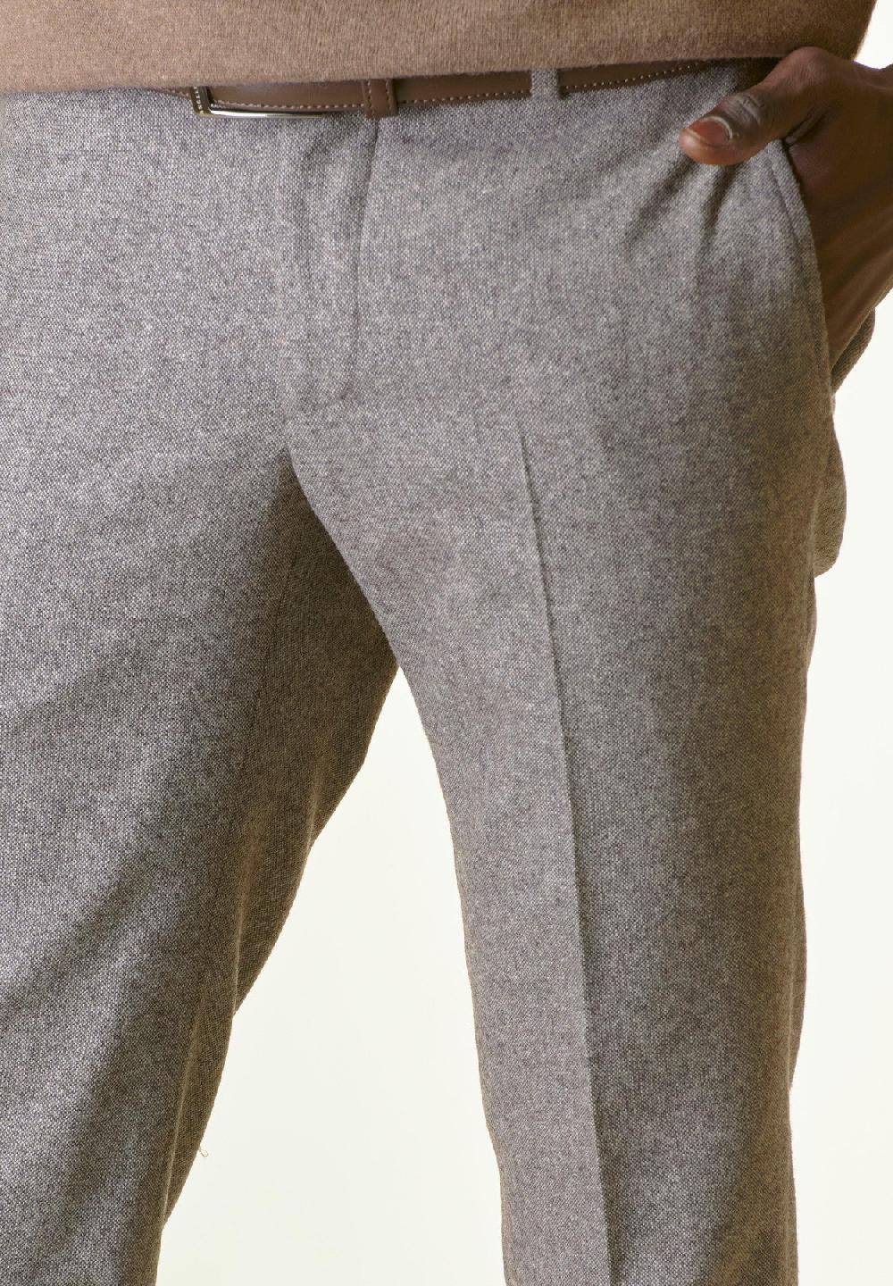 Angelico Pantalone moro sale-pepe lana custom Soddisfazione Garantita