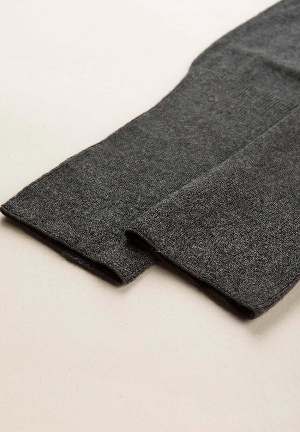 Angelico Calza antracite cotone stretch unito Negozi Online