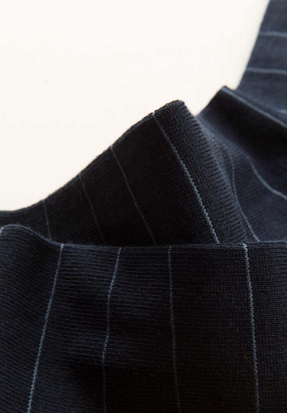 Angelico Calza blu notte righe cotone stretch Shopping Online