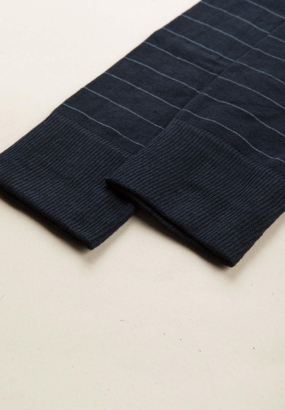 Angelico Calza blu notte righe cotone stretch Shopping Online