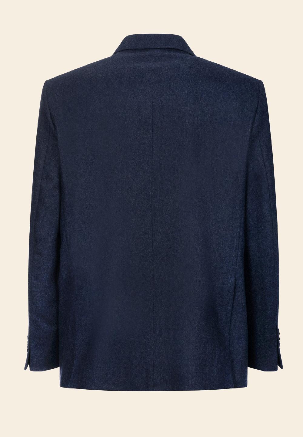 Angelico Giacca blu misto lana comfort fit Novità