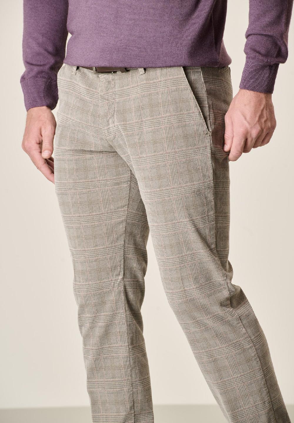 Angelico Pantalone fango fustagno Galles tinto capo slim fit Offerte