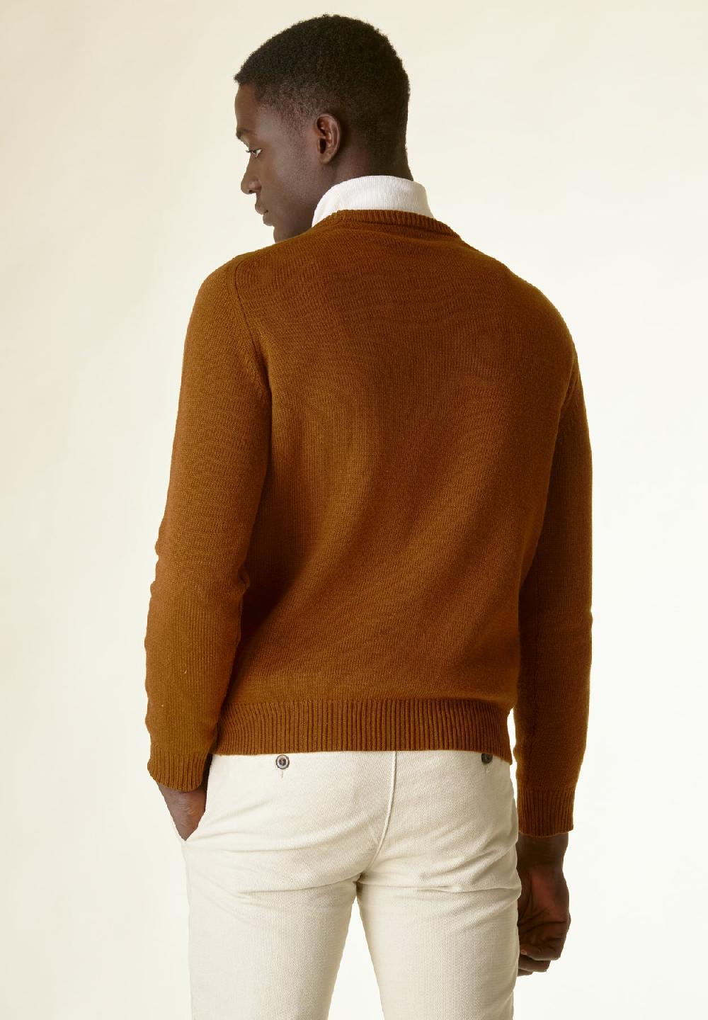 Angelico Maglia biscotto finte losanghe raglan Negozio