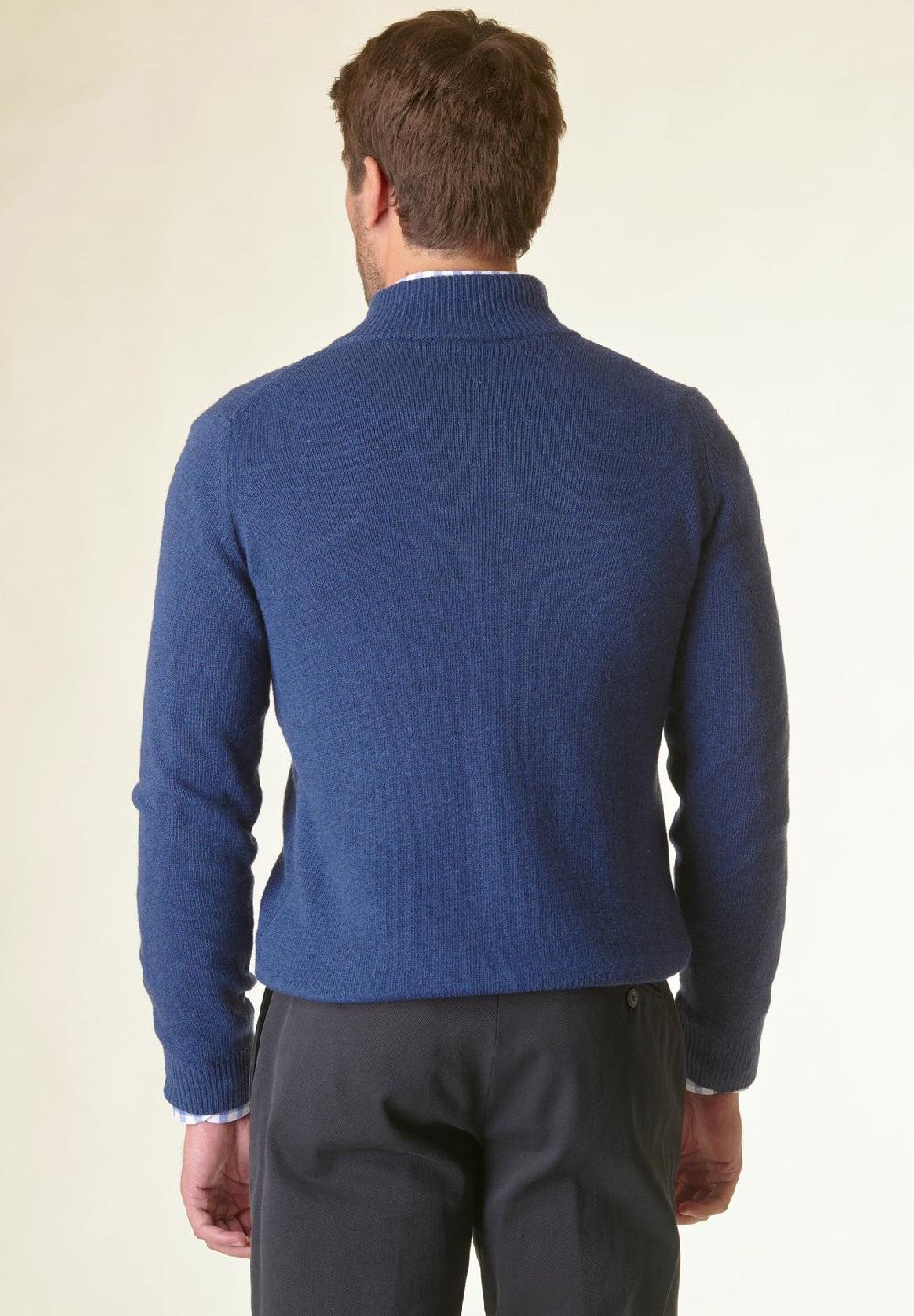 Angelico Giacca in maglia avio mano cashmere In Saldo