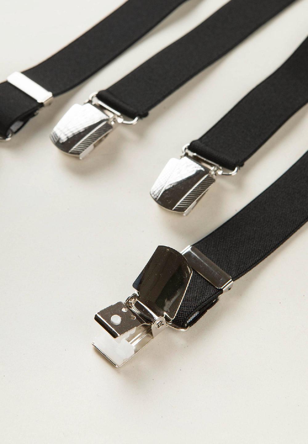 Angelico Bretella nera unita slim Promozione