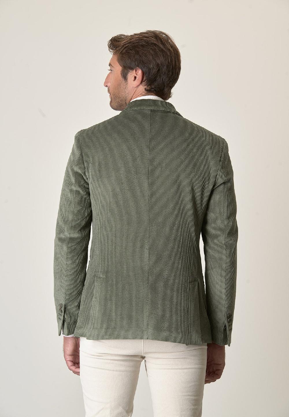 Angelico Giacca verde velluto Online