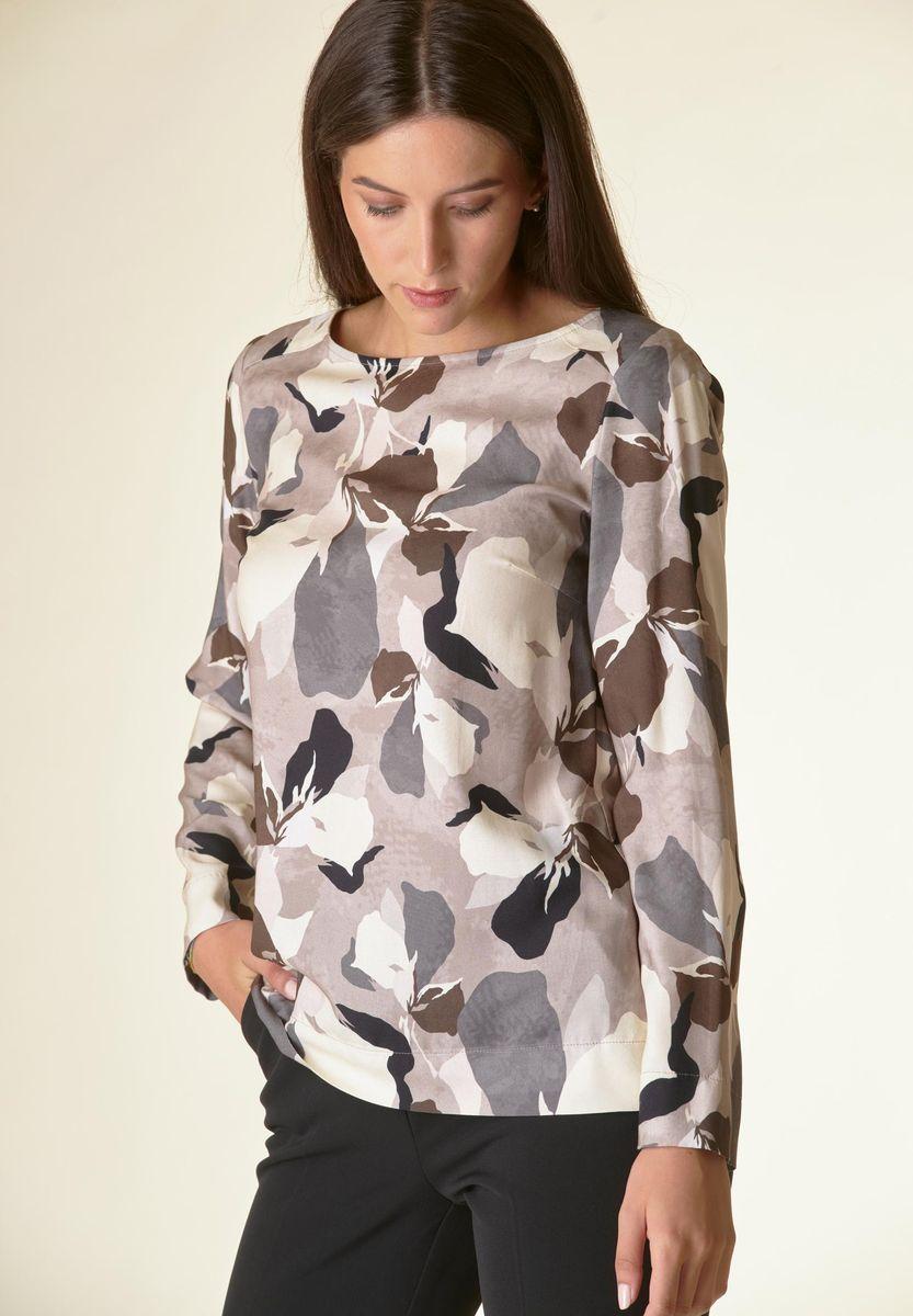 Angelico Blusa camouflage tortora-panna Limitato a 3 giorni