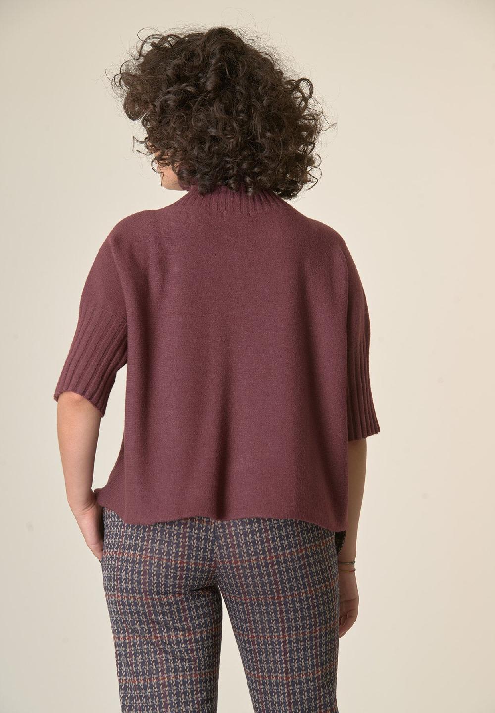 Angelico Lupetto bordeaux soft manica 3/4 Promozione Limitata
