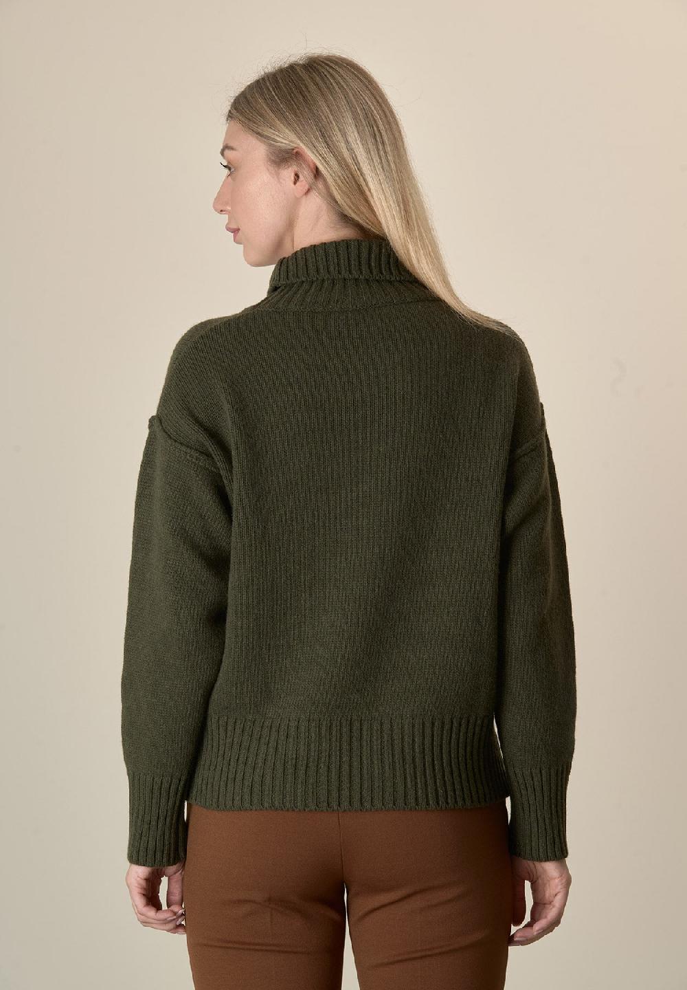 Angelico Dolcevita verdone misto cashmere Grande vendita