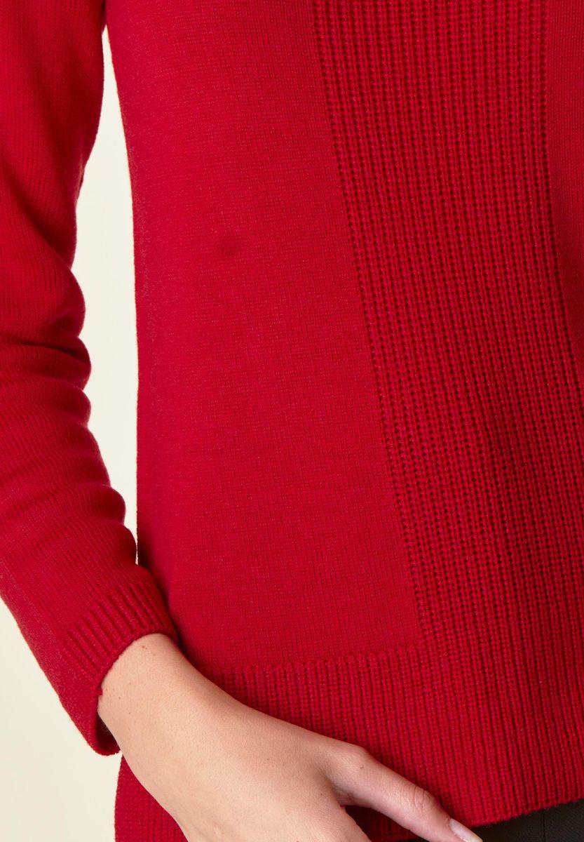 Angelico Maglia rossa motivo centrale costa Lana-Gatto Duty-free
