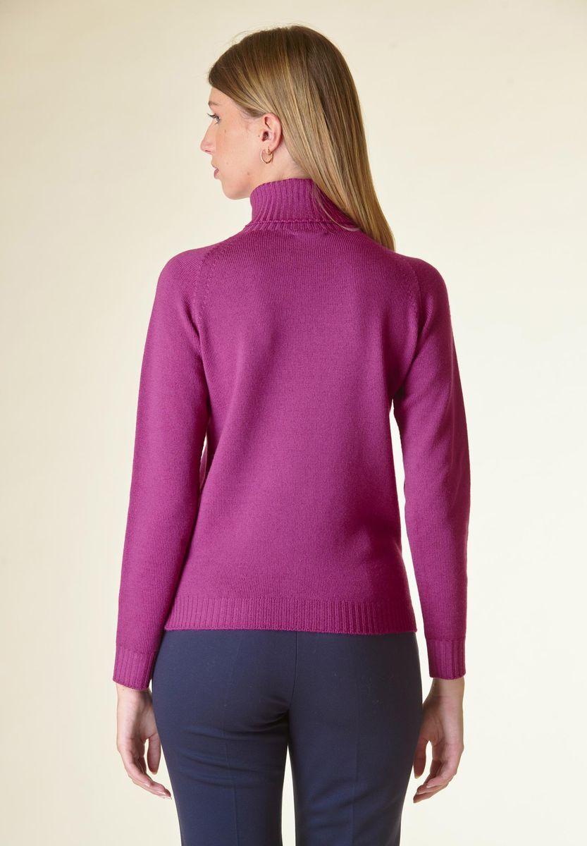 Angelico Dolcevita ciclamino merino Lana Gatto 50% di sconto per tempo limitato