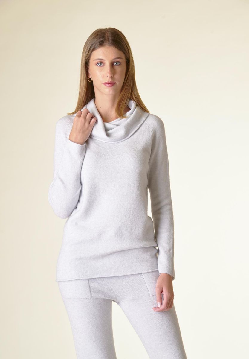 Angelico Maglia perla collo anello viscosa soft 2025