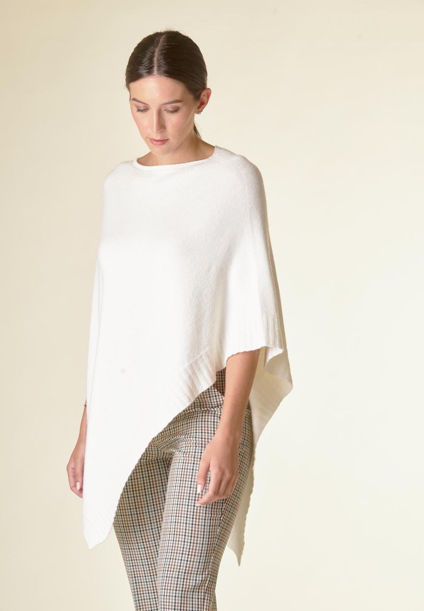 Angelico Poncho panna viscosa soft Italy