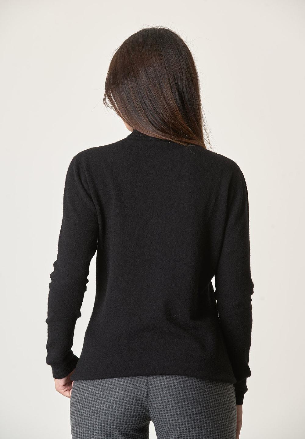 Angelico Dolcevita nero misto lana elasticizzato Shopping Online