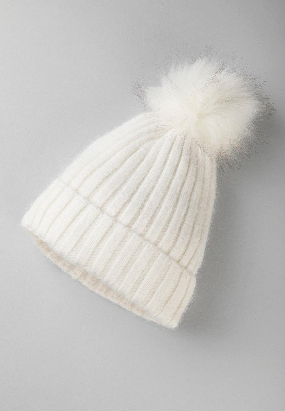 Angelico Berretto bianco pompon Offerta
